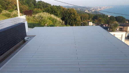 Террасная доска Ecodecking Титан 140х25x3000 Антрацит