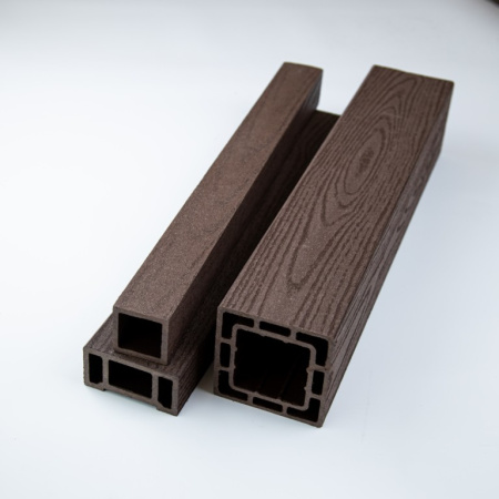 Столб для ограждений Ecodecking Техно 100x100x3000 Шоколад