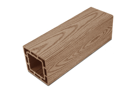 Столб для ограждений Ecodecking Техно 100x100x3000 Шоколад