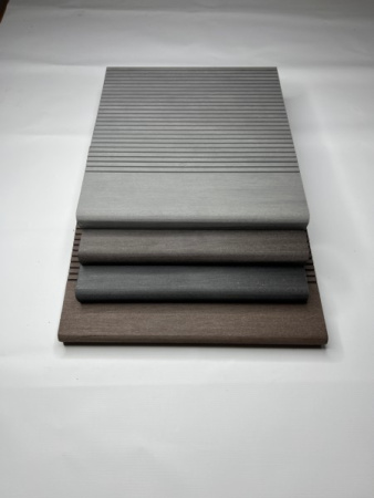 Ступень Экодекинг Некст полнотелая 343х22х4000 Серая