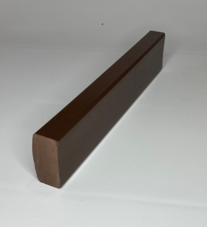 Лавочный брус Экодекинг Некст полнотелый брашированный 70х35х3000 Шоколад