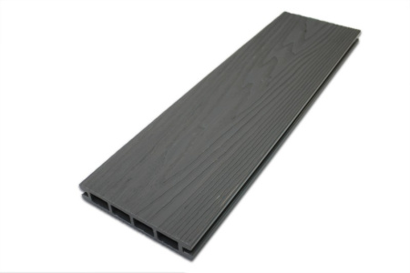 Террасная доска Ecodecking Титан 3D 140х25x4000 Серый
