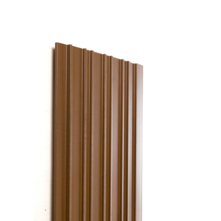 Фасадная доска Экодекинг Техно реечная 200х26х3000 Бронза
