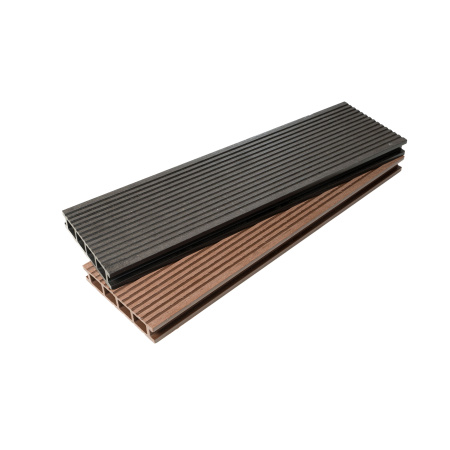 Террасная доска Экодекинг Базик 140х28х4000 Графит