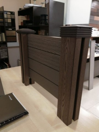 Забор сборный Ecodecking Техно 1000х2000 Шоколад