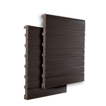 Ступень Экодекинг Топ полнотелая 320х24x3000 Венге