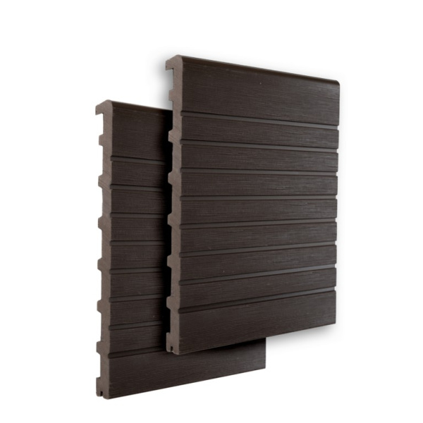 Ступень Ecodecking Топ полнотелая 320х24x3000 Венге