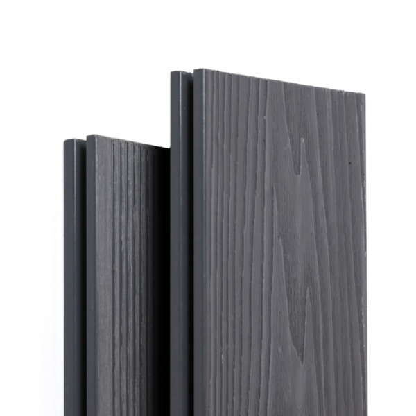 Террасная доска Ecodecking Титан 3D 140х25x4000 Серый