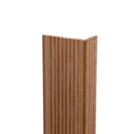 Угол торцевой Ecodecking Техно 70х35x3000 Бронза