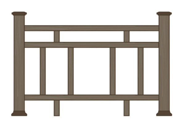 Ограждение из ДПК Ecodecking Орфорд